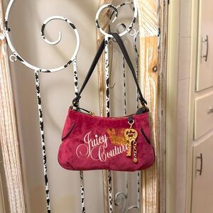 Juicy Couture Pink and Gold Handbag